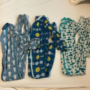 Kickee Pants Pajama Onesies 4T